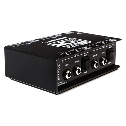 Samson S-Max MD2 Pro 2 Channel Passive Instrument Direct Box DI (SMax S Max MD2) *Call for Status Check