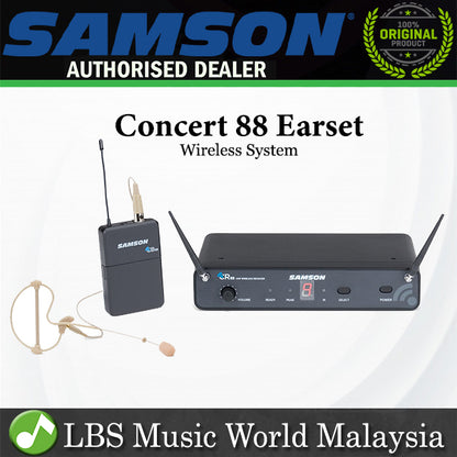 Samson Concert 88 Earset 16 Channel True Diversity UHF Wireless System (Concert88Earset)  *Call for Status Check