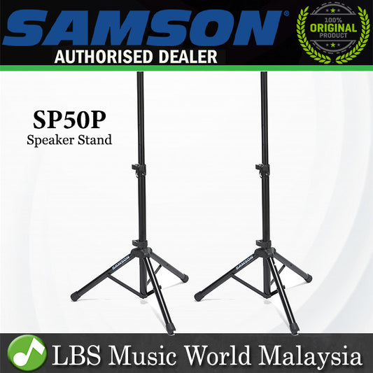 Samson SP50P Heavy Duty Studio Speaker Stand Set (SP 50P)