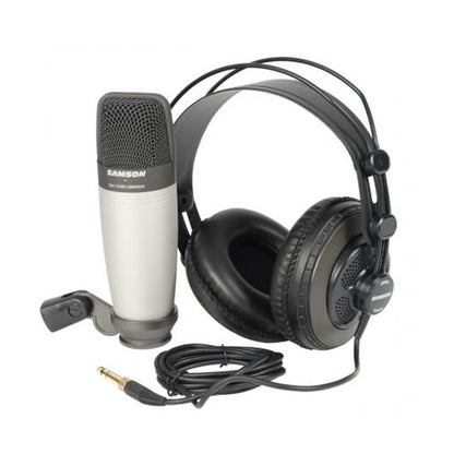 Samson C01/SR850 Condenser Mic Headphones Bundle (C01SR850 C01 SR850)