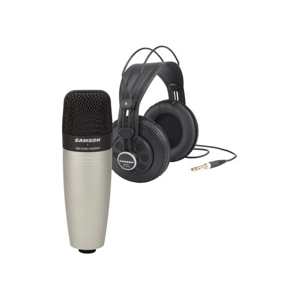 Samson C01/SR850 Condenser Mic Headphones Bundle (C01SR850 C01 SR850)