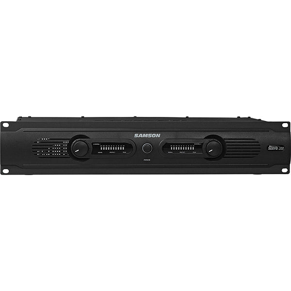 Samson Servo 200 2 X 100W at 4 Ohms 2 Channel Power Amplifier Speaker Amp (Servo-200) *Call for Status Check