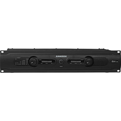 Samson Servo 200 2 X 100W at 4 Ohms 2 Channel Power Amplifier Speaker Amp (Servo-200) *Call for Status Check