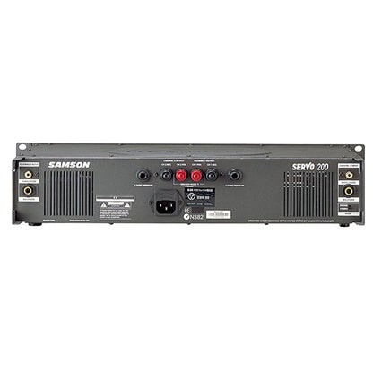 Samson Servo 200 2 X 100W at 4 Ohms 2 Channel Power Amplifier Speaker Amp (Servo-200) *Call for Status Check