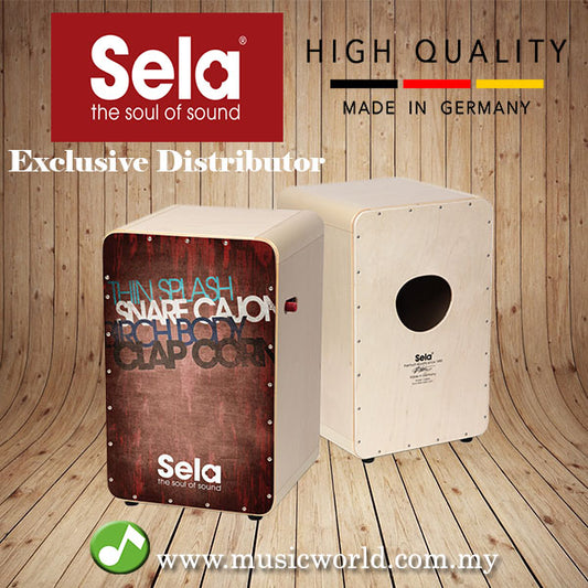 Sela SE 080 Cajon Casela Pro Vintage Red Professional Snare Cajon (SE080)