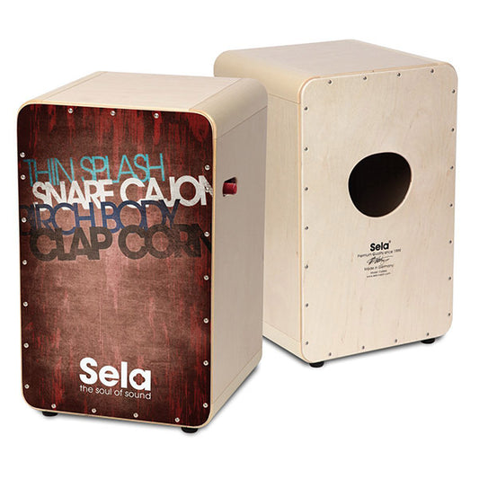 Sela SE 080 Cajon Casela Pro Vintage Red Professional Snare Cajon (SE080)