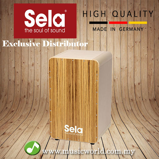 Sela SE 004 CaSela Zebrano Cajon Building Kit Professional Drum Cajon (SE004)