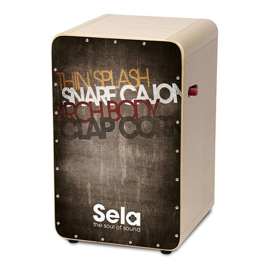 SELA SE 081 Casela Pro Vintage Professional Snare Cajon - Grey (SE081)