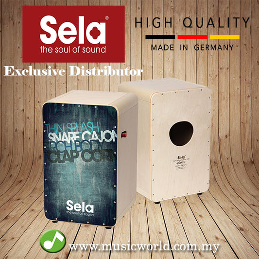 Sela SE 082 Casela Pro Vintage Professional Snare Cajon - Blue (SE082)