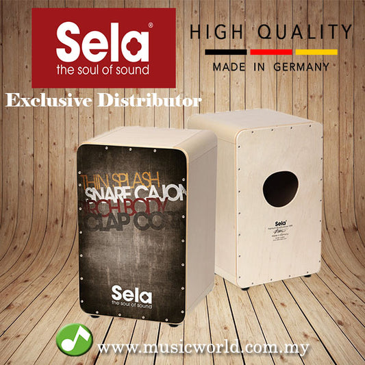 Sela SE 077 CaSela Cajon Vintage Grey Professional Cajon Snare Cajon (SE077)