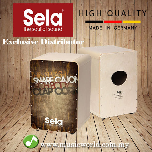 Sela SE 075 Casela Brown Vintage Professional Snare Cajon  (SE075)