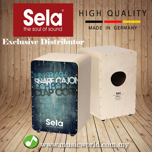 Sela SE 078 Casela Vintage Professional Snare Cajon - Blue (SE078)