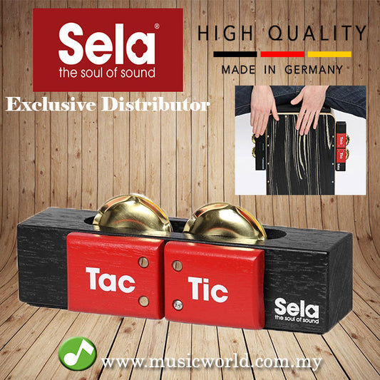 Sela SE 055 Cajon Tac Tic 3 in 1 Multi Percussion Tool Cajon Tambourine (SE055)