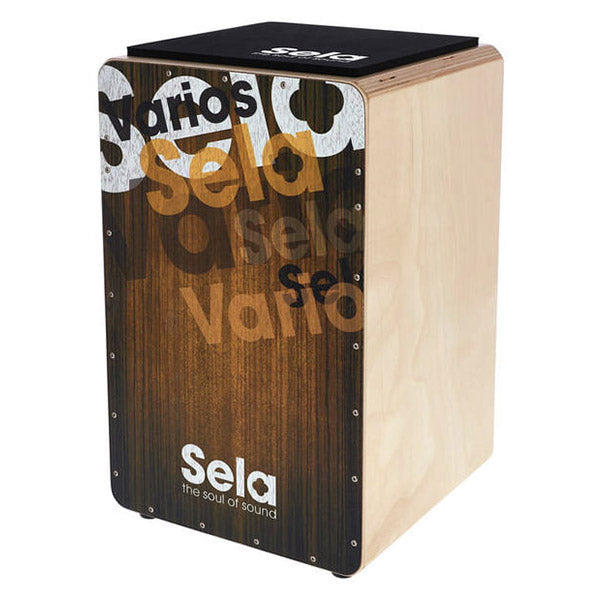 Sela SE 064 Various Gold Bundle Cajon Set Package with Book + CD + Bag (SE064)