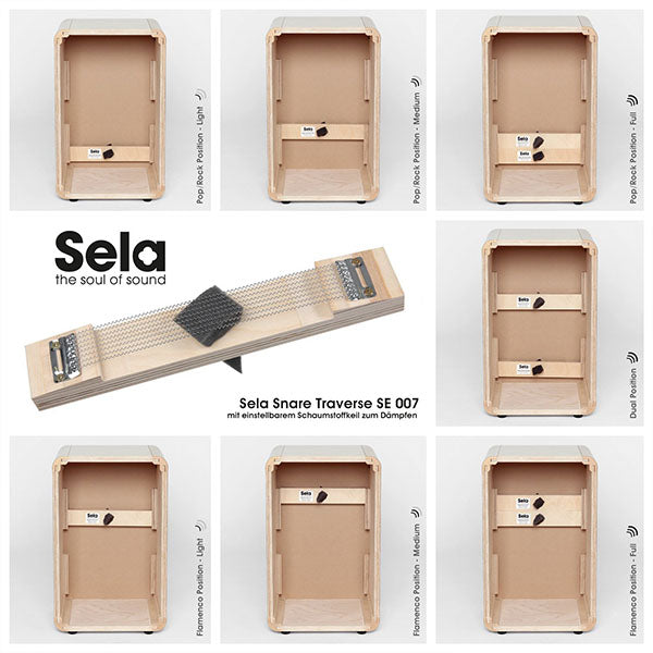 Sela SE 051 Varios Brown Snare Cajon Professional Cajon (SE051)