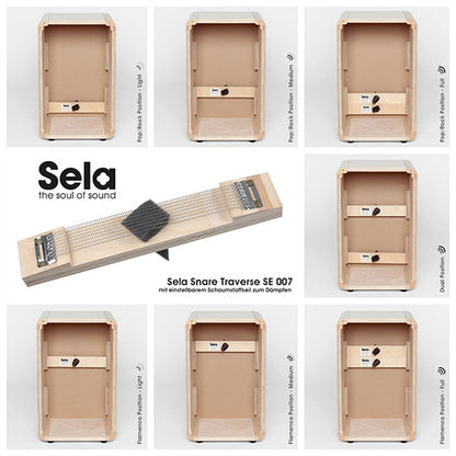 Sela SE 051 Varios Brown Snare Cajon Professional Cajon (SE051)