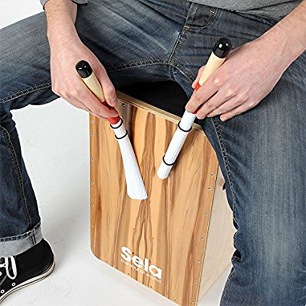 Sela SE 036 Cajon Brush 250 Pair Professional Cajon Brush (SE036)