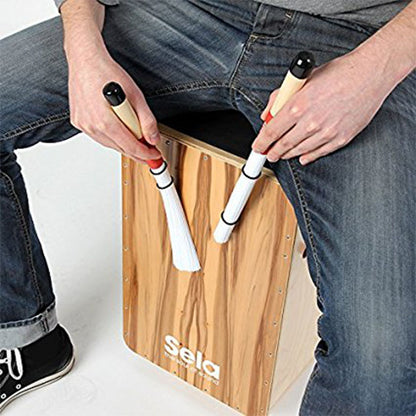 Sela SE 036 Cajon Brush 250 Pair Professional Cajon Brush (SE036)