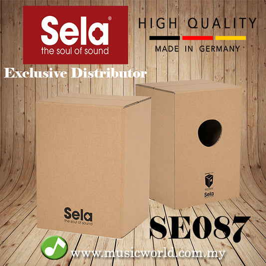 Sela SE087 Carton Cajon with Snare Sound Instructions Box Drum Percussion (SE 087)