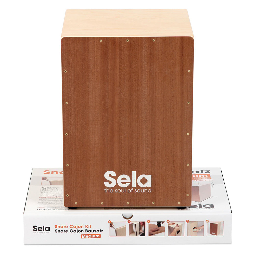 Sela SE 018 Medium Snare Cajon Kit Instructions Box Drum Percussion (SE018)