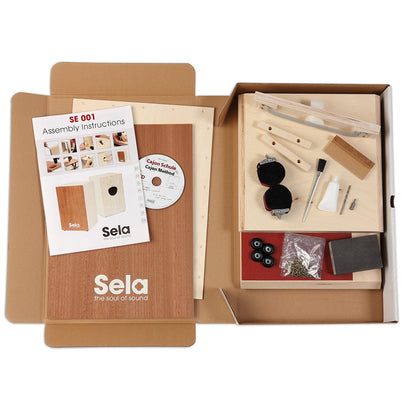 Sela SE 018 Medium Snare Cajon Kit Instructions Box Drum Percussion (SE018)