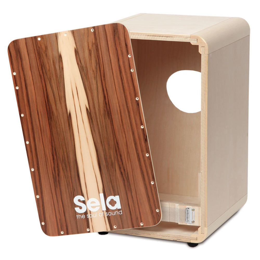 Sela SE 002 CaSela Satin Nut Cajon Quick Assembly Box Drum Percussion (SE002)
