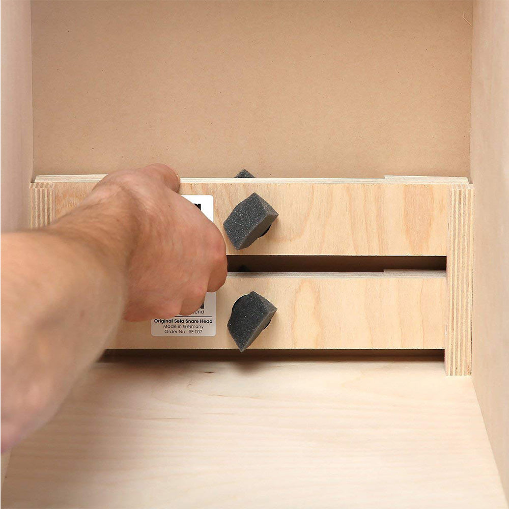 Sela SE 157 EN Primera Black Cajon beginner bundle with Backpack + Cajon Pad + book + DVD (SE157)