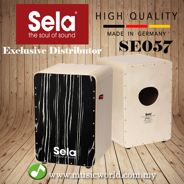 Sela SE 057 Casela Pro Makassar Cajon Box Drum Percussion (SE057)