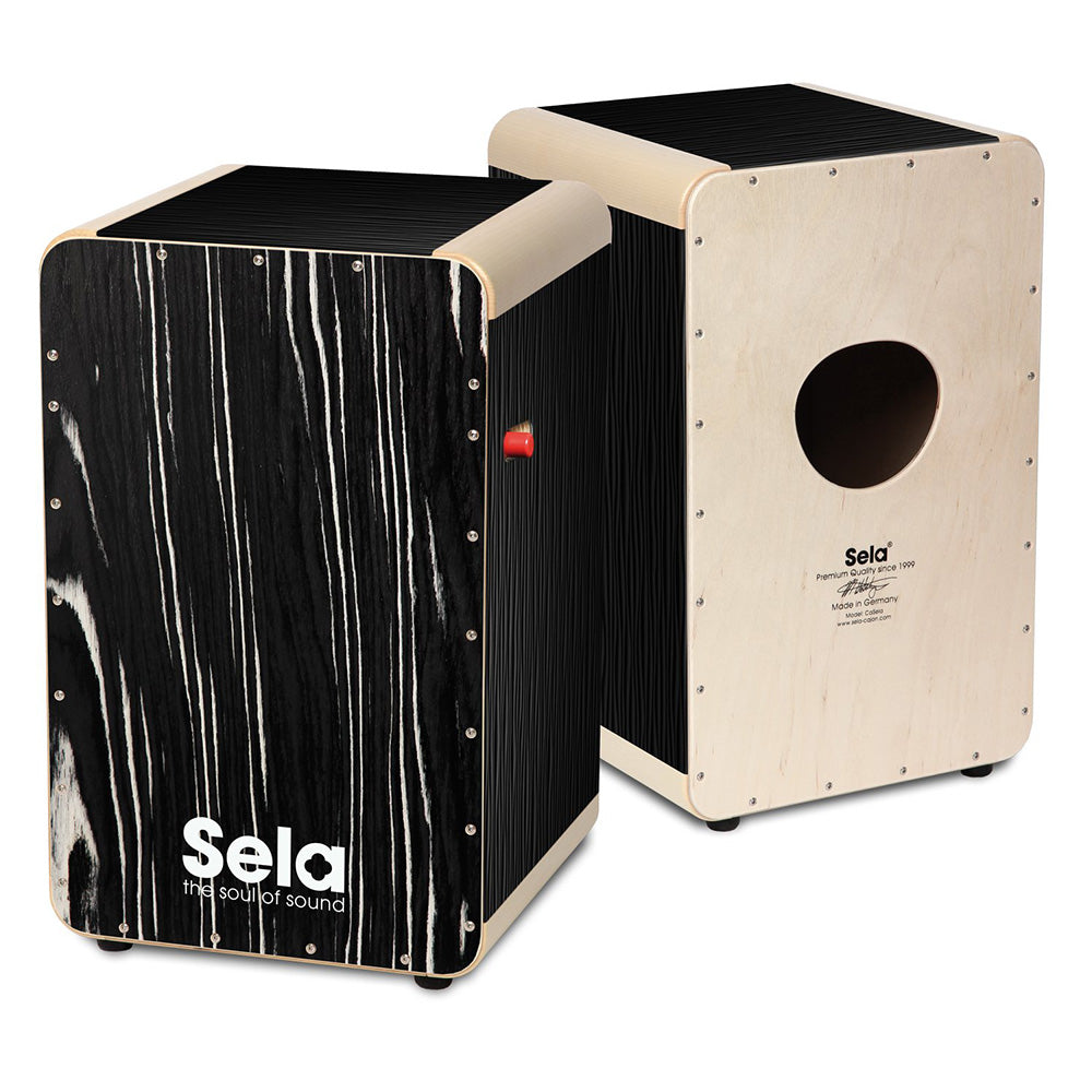 Sela SE 030 Wave Professional Snare Cajon with On/Off Mechanism Black Makassar (SE030)