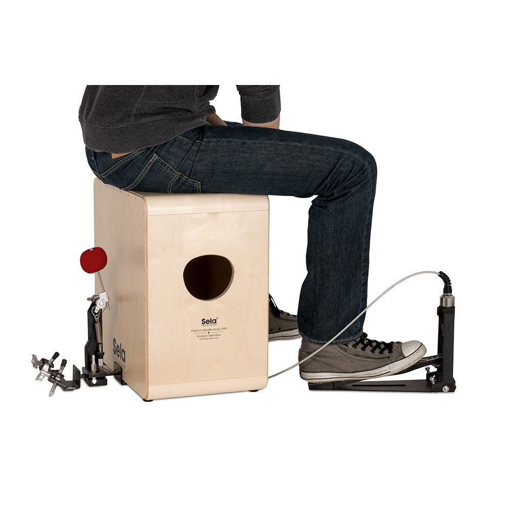 Sela SE 099 Bass Cajon birch body 2 playing surfaces Snare System Box Drum Percussion (SE099)