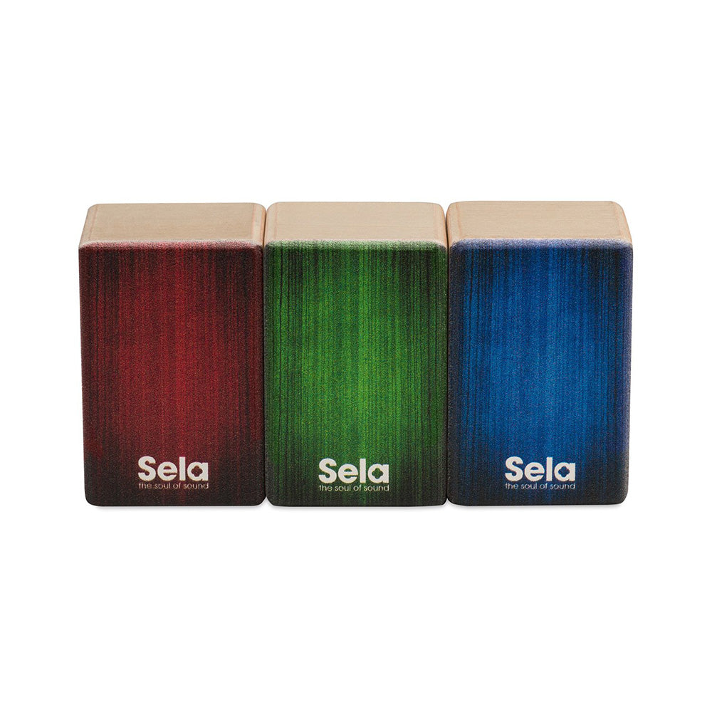 Sela SE 108 Mini Cajon Shaker Set Soft, Medium, Hard (SE108)
