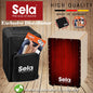 Sela SE 128 Varios Red Cajon Set with Backpack + cajon pad + Book + CD and DVD Box Drum (SE128)