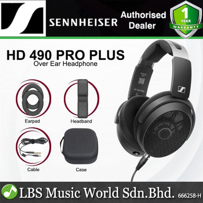 Sennheiser HD 490 Pro Over Ear Wired Dynamic Studio Headphone (HD490 Pro Plus)