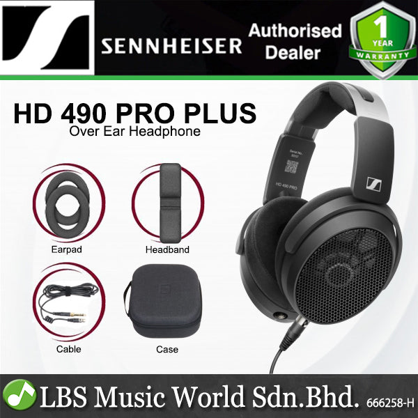 Sennheiser HD 490 Pro Over Ear Wired Dynamic Studio Headphone (HD490 Pro Plus)