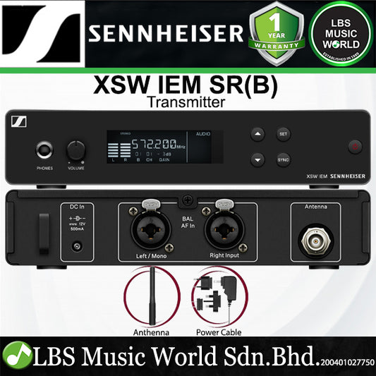 Sennheiser XSW IEM SR Stereo Sender Rackmount Transmitter