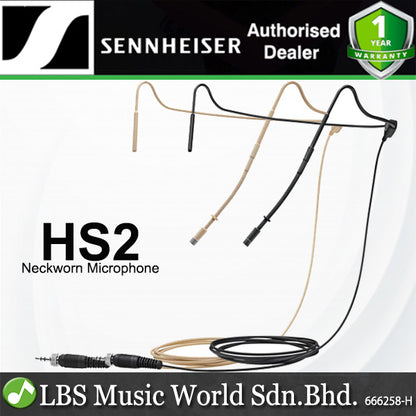 Sennheiser HS 2 Neckworn Microphone Omni Directional Mic with Jack Connector