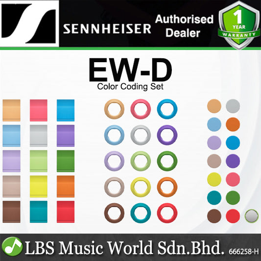 Sennheiser EW-D Color Coding Set for SK, SKM and EM Wireless Digital (EWD EW D)