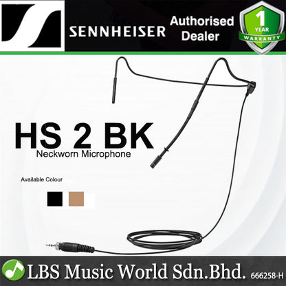 Sennheiser HS 2 Neckworn Microphone Omni Directional Mic with Jack Connector