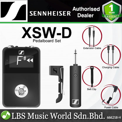 Sennheiser XSW-D Plug and Play Pedalboard Set Digital Wireless Guitar System
