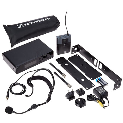 Sennheiser XSW 2-ME3 Wireless Microphone System with ME 3 Headworn Mic, SK-XSW Bodypack Transmitter and EM-XSW 2 Receiver (XSW2ME3)