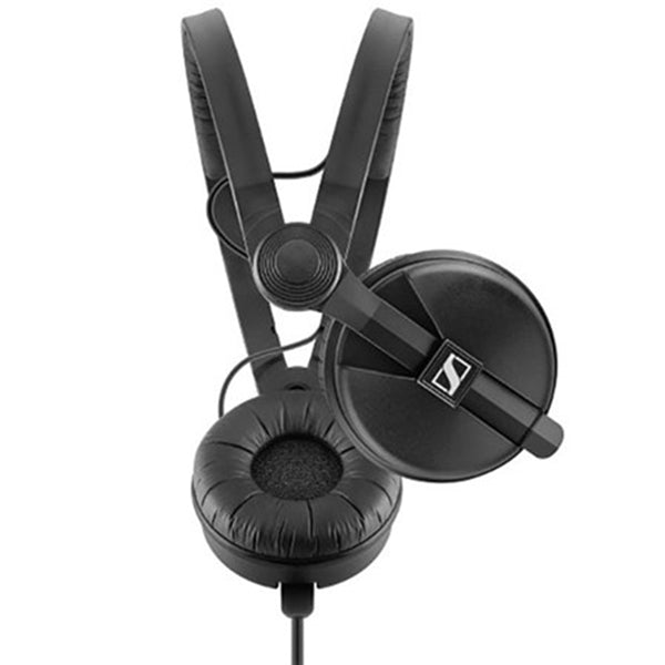 Sennheiser HD 25 Plus Closed Back On Ear Studio Headphones Flip Away Earcup Detachable Cables with Pouch Bag (HD25PLUS)