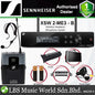 Sennheiser XSW 2-ME3 Wireless Microphone System with ME 3 Headworn Mic, SK-XSW Bodypack Transmitter and EM-XSW 2 Receiver (XSW2ME3)