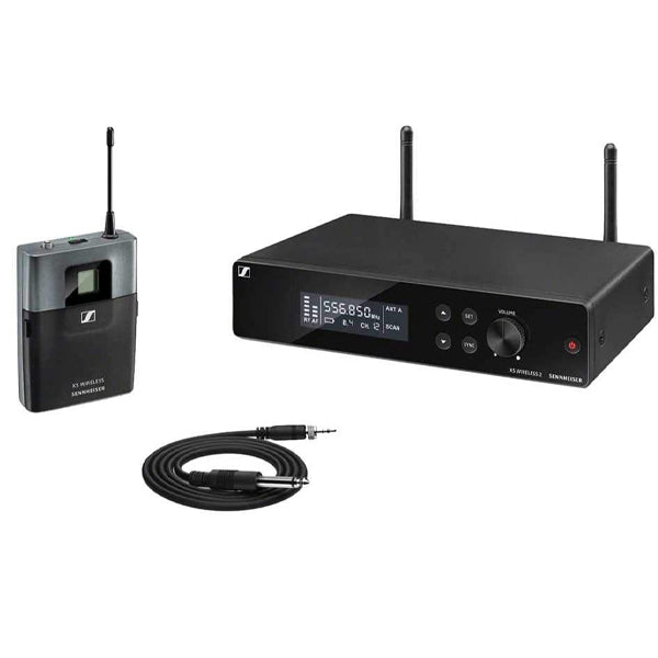 Sennheiser XSW 2-Ci1 Wireless Guitar System with Ci1 Instrument Cable, SK-XSW Bodypack Transmitter and EM-SXW 2 Receiver (XSW2CI1)