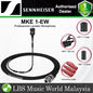 Sennheiser MKE 1-EW Professional Lavalier Microphone for Wireless with Low Ambient Noise - Black (MKE1 EW)