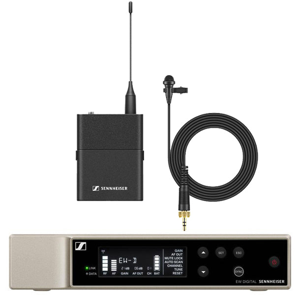 Sennheiser EW-D ME2 SET Digital Wireless Lavalier System with Omnidirectional Microphone with Hardcase (EWDME2)