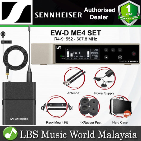 Sennheiser EW-D ME4 SET Digital Wireless Lavalier System with Cardioid Microphone With Hardcase (EWDME4)