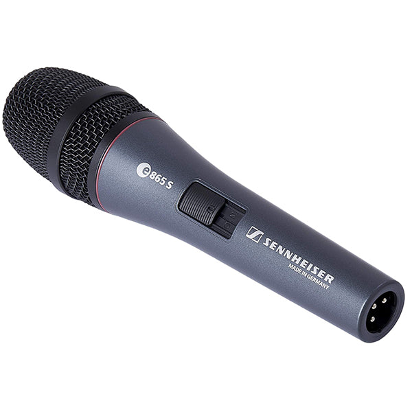 Sennheiser e 865 Electret Super Cardioid Pickup Handheld Condenser Microphone with Mic Cable (e865)
