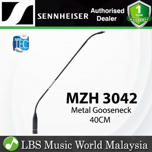 Sennheiser MZH 3042 40CM Metal Gooseneck Two Flexible Sections For ME34, ME35 and ME36 Microphone Heads (MZH3042)