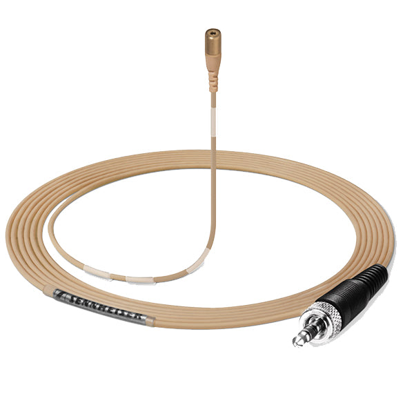 Sennheiser MKE 2-EW-3 Gold Subminiature Omnidirectional Lavalier Microphone for Theater and Broadcast Applications - Beige (MKE2 EW3)