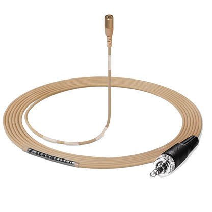 Sennheiser MKE 2-EW-3 Gold Subminiature Omnidirectional Lavalier Microphone for Theater and Broadcast Applications - Beige (MKE2 EW3)